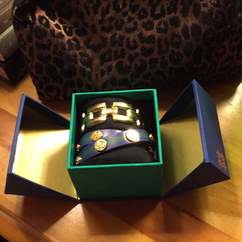 Rustic cuff bracelets set. Never worn. - Picture 2 of 2